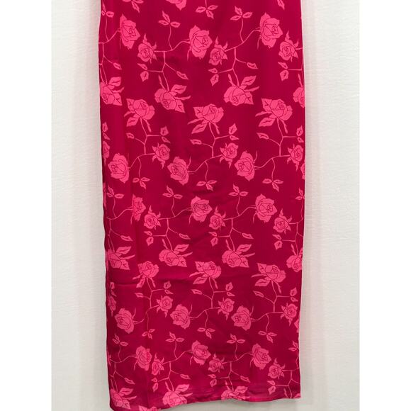NWT Shades of Rose Womens Slip Dress Sleeveless Floral Back Zip Pink Size XS - Picture 4 of 10